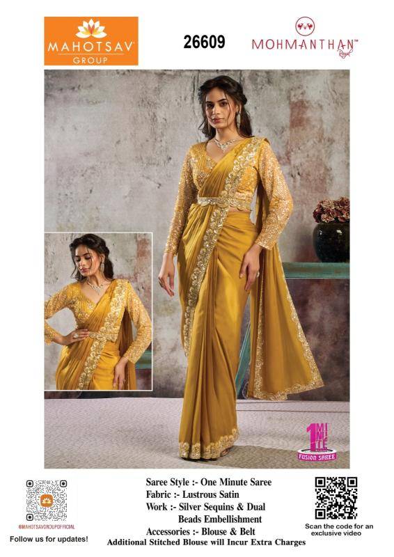 Mahotsav mohmanthan 26600 Surat saree wholesalers